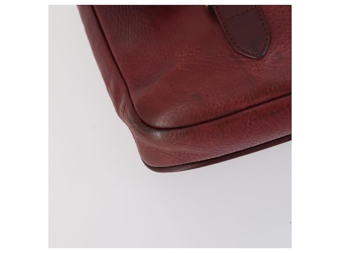 Cartier Borsa a spalla Must Line in pelle 2 pezzi Bordeaux Auth bs31277 Bordò - vista 8