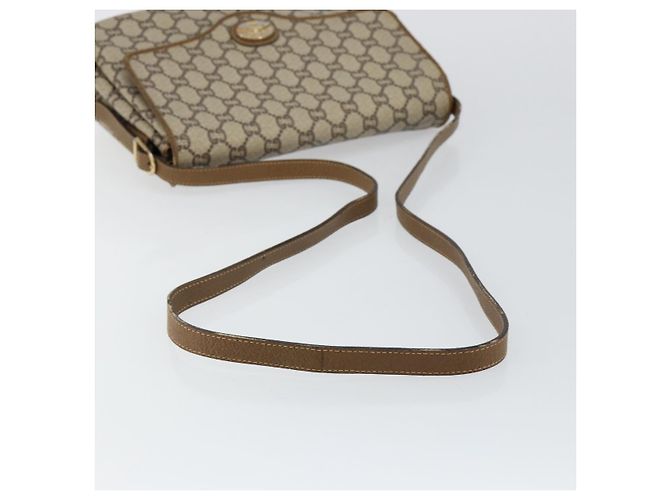 Borsa a Spalla in Tela GG PLUS Gucci in Pelle PVC Beige Auth th6415 - vista 7