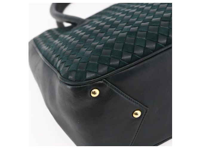 BALLY Borsa a mano in pelle verde oro Auth BA8440 D'oro - vista 17