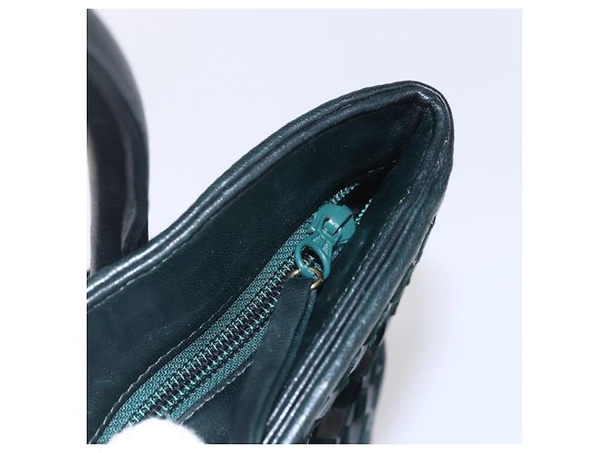 BALLY Borsa a mano in pelle verde oro Auth BA8440 D'oro - vista 18