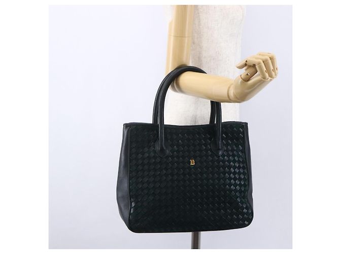 BALLY Borsa a mano in pelle verde oro Auth BA8440 D'oro - vista 25