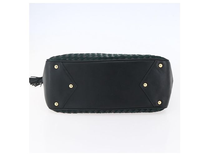 BALLY Borsa a mano in pelle verde oro Auth BA8440 D'oro - vista 5