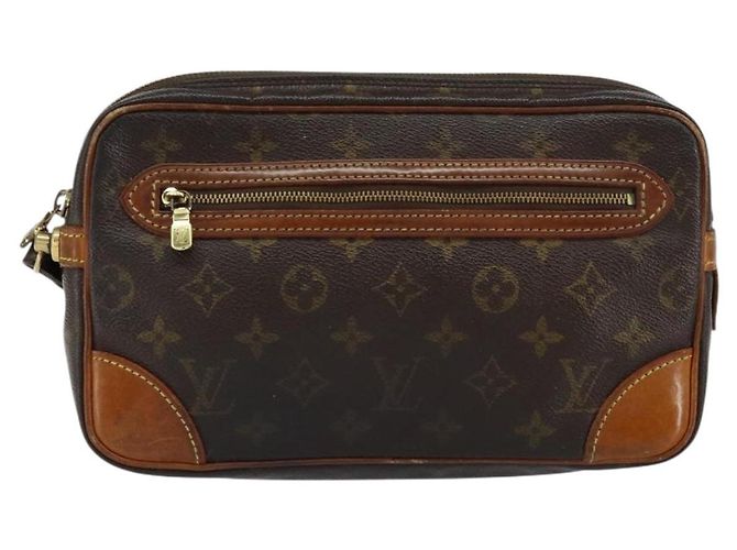 LOUIS VUITTON Clutch Marly Dragonne GM Monogram M51825 LV Auth ar13824 Monogramma - vista 13