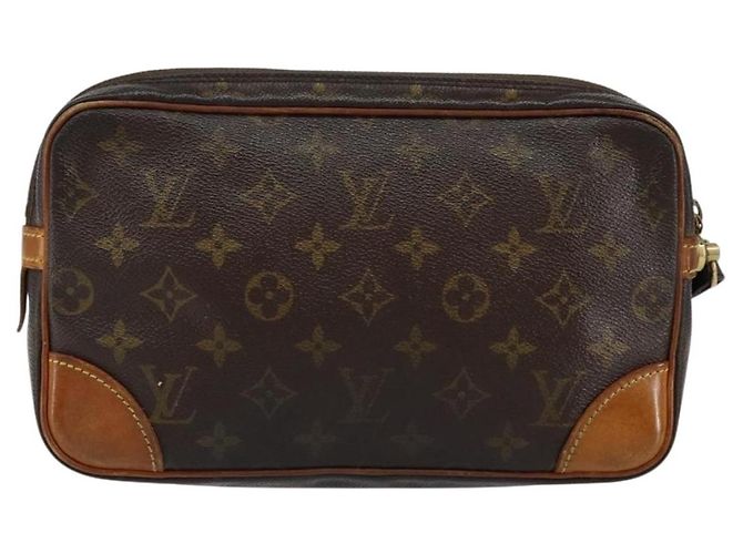 LOUIS VUITTON Clutch Marly Dragonne GM Monogram M51825 LV Auth ar13824 Monogramma - vista 2