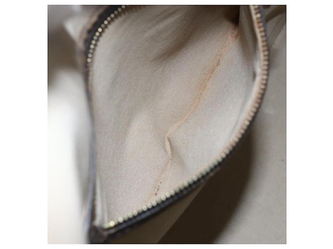 LOUIS VUITTON Mini Alma Alto Borsa a Mano Monogramma Khaki M92203 LV Auth 153516 Cachi - vista 11