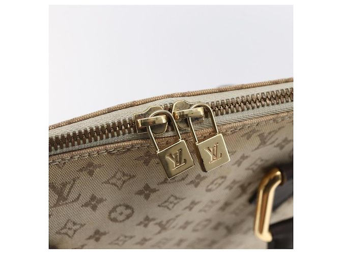 LOUIS VUITTON Mini Alma Alto Borsa a Mano Monogramma Khaki M92203 LV Auth 153516 Cachi - vista 17