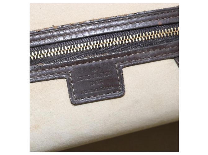 LOUIS VUITTON Mini Alma Alto Borsa a Mano Monogramma Khaki M92203 LV Auth 153516 Cachi - vista 18