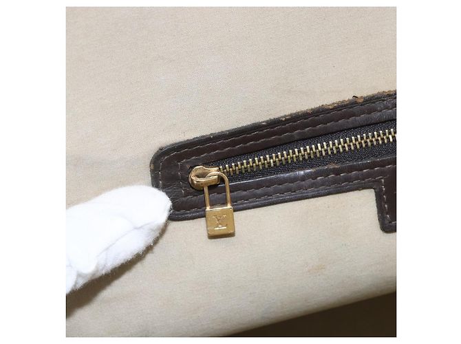 LOUIS VUITTON Mini Alma Alto Borsa a Mano Monogramma Khaki M92203 LV Auth 153516 Cachi - vista 19