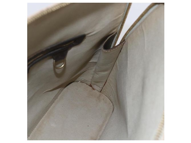 LOUIS VUITTON Mini Alma Alto Borsa a Mano Monogramma Khaki M92203 LV Auth 153516 Cachi - vista 20