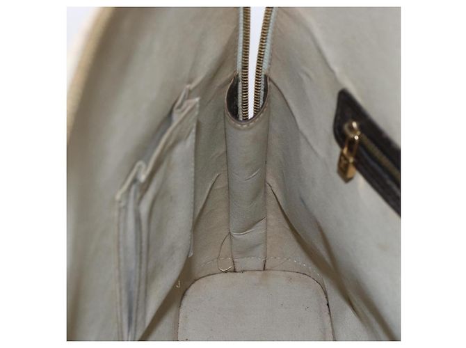LOUIS VUITTON Mini Alma Alto Borsa a Mano Monogramma Khaki M92203 LV Auth 153516 Cachi - vista 21