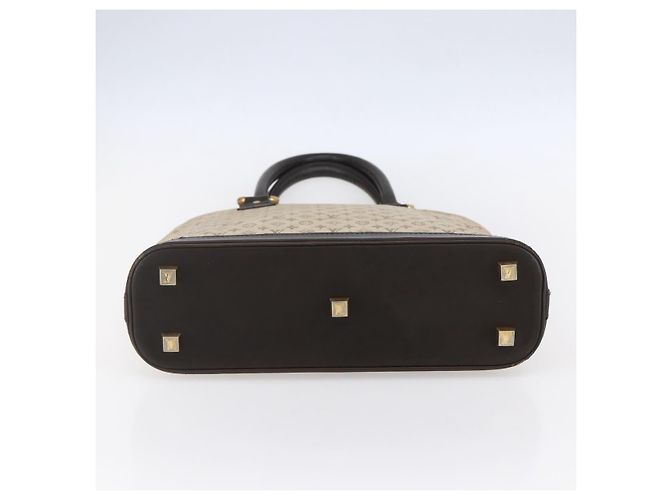LOUIS VUITTON Mini Alma Alto Borsa a Mano Monogramma Khaki M92203 LV Auth 153516 Cachi - vista 5