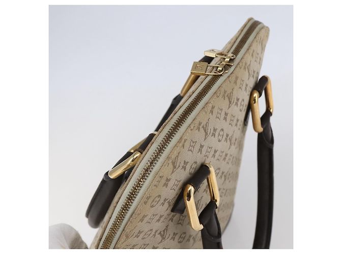 LOUIS VUITTON Mini Alma Alto Borsa a Mano Monogramma Khaki M92203 LV Auth 153516 Cachi - vista 6