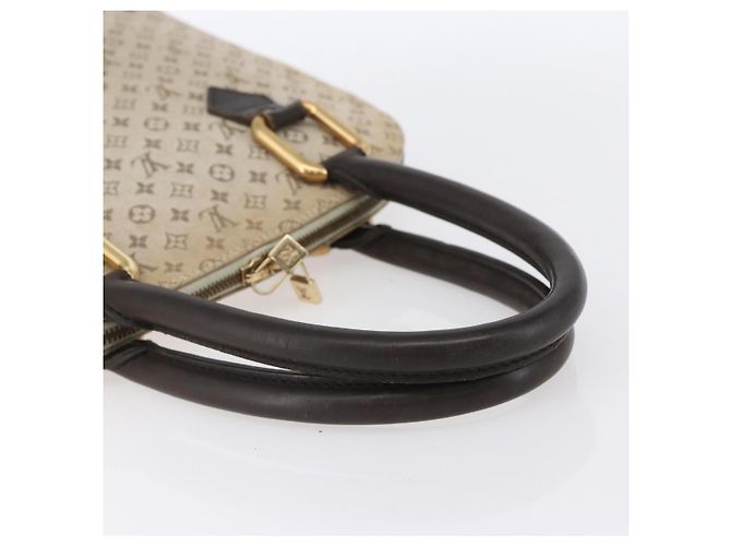 LOUIS VUITTON Mini Alma Alto Borsa a Mano Monogramma Khaki M92203 LV Auth 153516 Cachi - vista 7