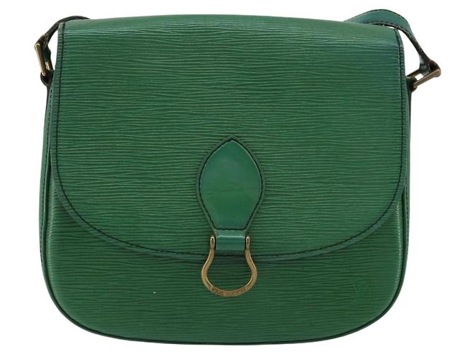 LOUIS VUITTON Borsa a Spalla Epi Saint Cloud GM Verde M52194 LV Auth th6465 - vista 13