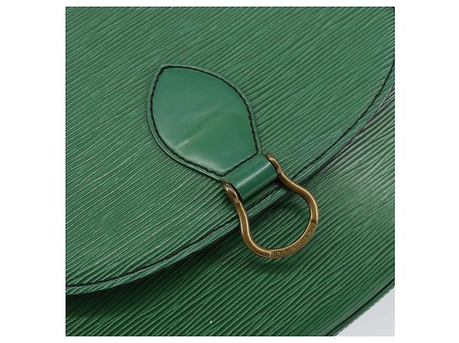 LOUIS VUITTON Borsa a Spalla Epi Saint Cloud GM Verde M52194 LV Auth th6465 - vista 18