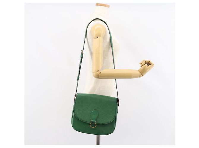 LOUIS VUITTON Borsa a Spalla Epi Saint Cloud GM Verde M52194 LV Auth th6465 - vista 25