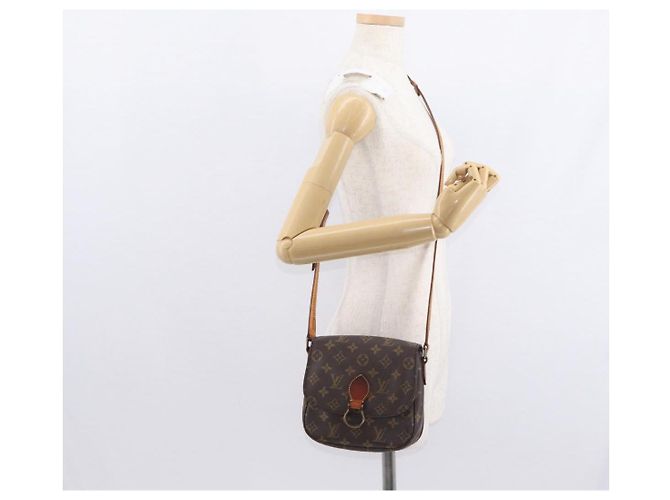 LOUIS VUITTON Bolsa de Ombro Monogram Saint Cloud MM M51243 LV Auth BA8278 Monograma - vista 25