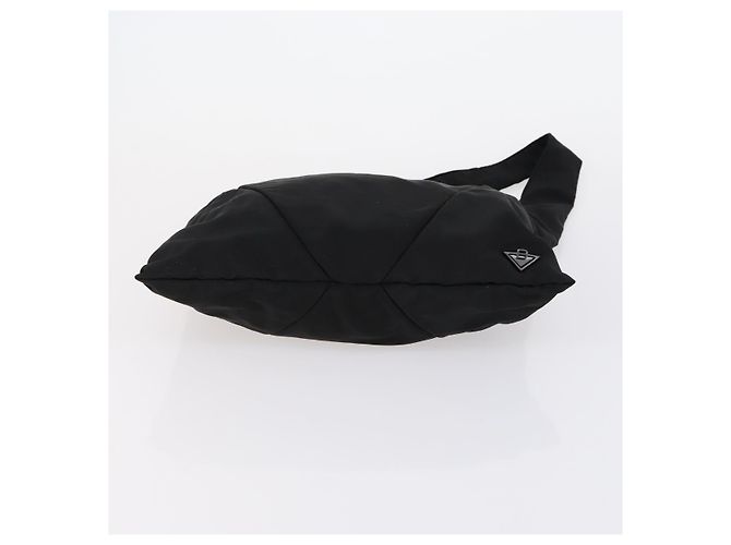 Autre Marque BOTTEGA VENETA Borsa a Mano Nylon Satin 2 Set Nero Auth bs30819 - vista 15