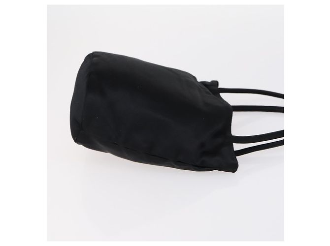 Autre Marque BOTTEGA VENETA Borsa a Mano Nylon Satin 2 Set Nero Auth bs30819 - vista 4