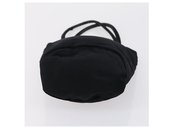 Autre Marque BOTTEGA VENETA Borsa a Mano Nylon Satin 2 Set Nero Auth bs30819 - vista 7