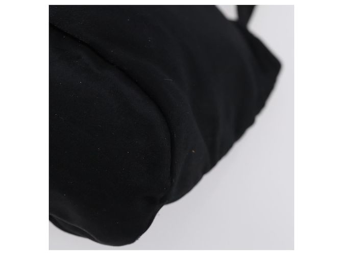 Autre Marque BOTTEGA VENETA Borsa a Mano Nylon Satin 2 Set Nero Auth bs30819 - vista 8