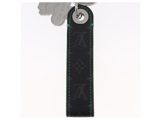 LOUIS VUITTON Monogram Eclipse Drache Vivienne Schlüsselanhänger Grün LV Auth 152664 Monogramm - Ansicht 6