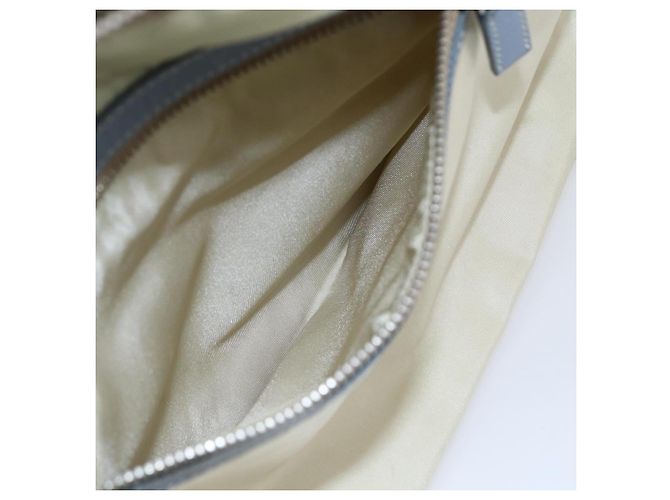 Borsa a Spalla PRADA in Nylon Pelle Beige Argento Autentica bs31155 - vista 25