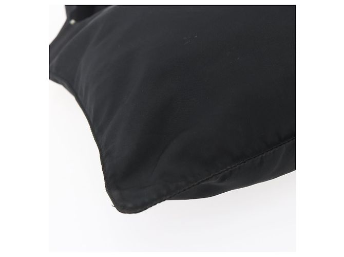 Borsa a Spalla PRADA in Nylon Nero Argento Autentica bs31163 - vista 15