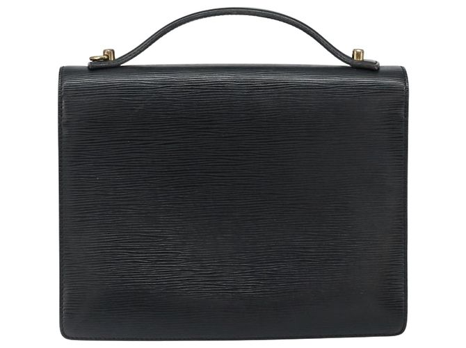 LOUIS VUITTON Borsa a Mano Epi Monceau 28 Nera M52122 LV Auth am9637 Nero - vista 2