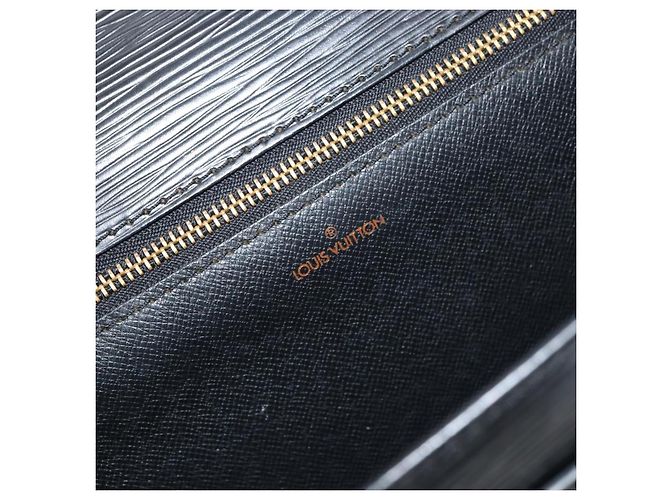 LOUIS VUITTON Borsa a Mano Epi Monceau 28 Nera M52122 LV Auth am9637 Nero - vista 20