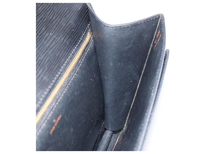 LOUIS VUITTON Borsa a Mano Epi Monceau 28 Nera M52122 LV Auth am9637 Nero - vista 21