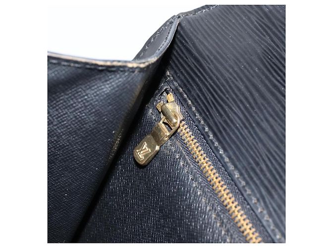 LOUIS VUITTON Borsa a Mano Epi Monceau 28 Nera M52122 LV Auth am9637 Nero - vista 23