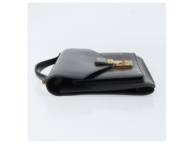LOUIS VUITTON Borsa a Mano Epi Monceau 28 Nera M52122 LV Auth am9637 Nero - vista 4