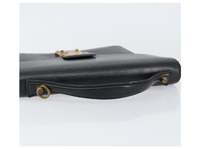 LOUIS VUITTON Borsa a Mano Epi Monceau 28 Nera M52122 LV Auth am9637 Nero - vista 7