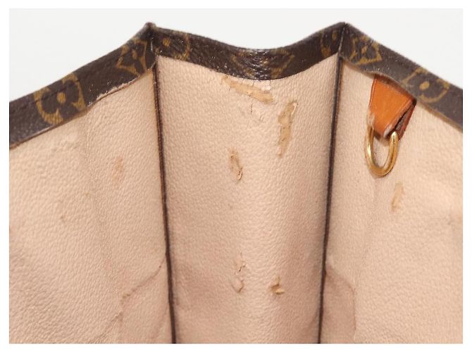 LOUIS VUITTON Borsa Sac Plat Monogram M51140 LV Auth MY201 Monogramma - vista 21