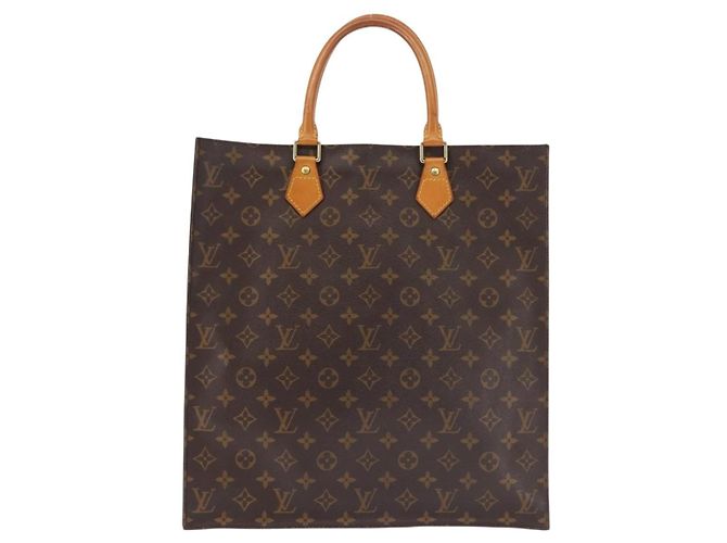 LOUIS VUITTON Borsa Sac Plat Monogram M51140 LV Auth MY201 Monogramma - vista 3