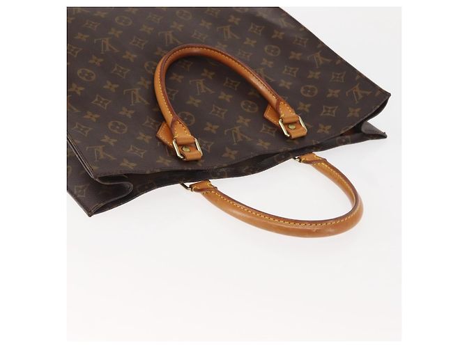 LOUIS VUITTON Borsa Sac Plat Monogram M51140 LV Auth MY201 Monogramma - vista 7