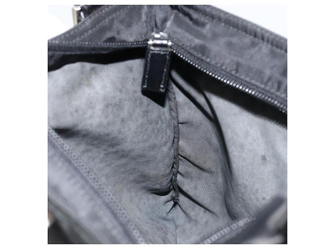 Borsa a Spalla PRADA in Nylon Nero Argento Autentica ka039 - vista 21