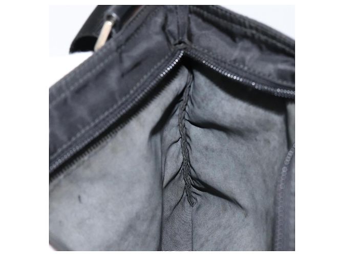 Borsa a Spalla PRADA in Nylon Nero Argento Autentica ka039 - vista 22
