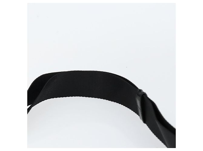 Borsa a Spalla PRADA in Nylon Nero Argento Autentica ka039 - vista 8