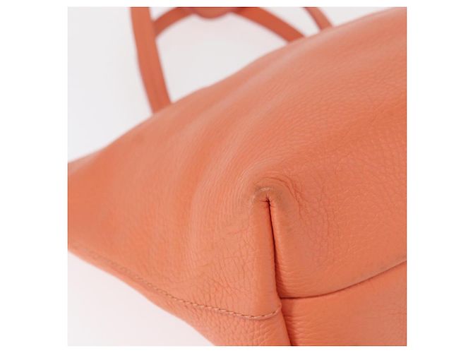 Borsa a mano Gancini in pelle rosa e oro Auth 153980 di Salvatore Ferragamo D'oro - vista 9