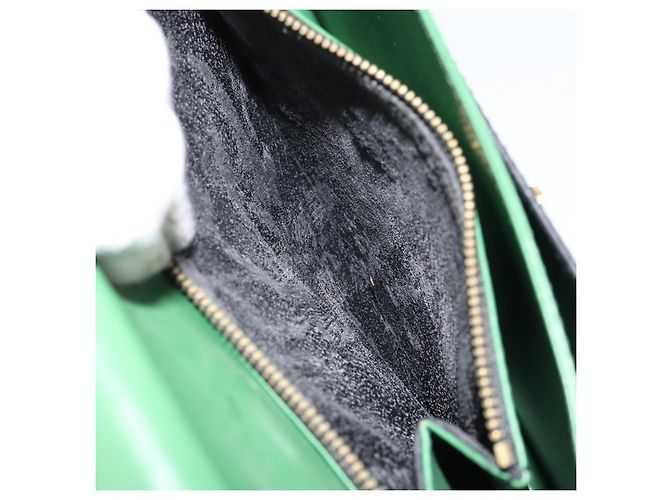LOUIS VUITTON Borsa a Spalla Epi Free Run Verde Nero M52414 LV Auth bs30895 - vista 11