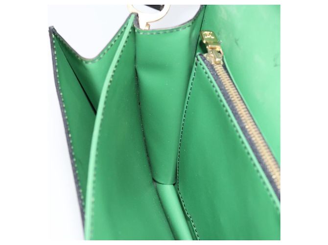 LOUIS VUITTON Borsa a Spalla Epi Free Run Verde Nero M52414 LV Auth bs30895 - vista 22