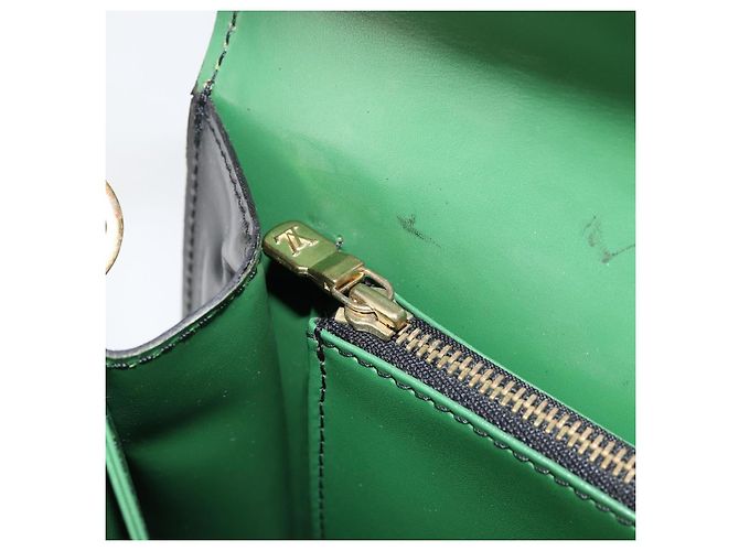 LOUIS VUITTON Borsa a Spalla Epi Free Run Verde Nero M52414 LV Auth bs30895 - vista 23