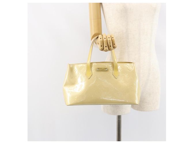 LOUIS VUITTON Borsa a Mano Monogram Vernis Wilshire PM Broncorail M91452 Auth BA7648 - vista 23