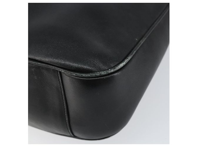 Borsa a mano in pelle Gucci Bamboo Nera Oro 001 0166 1638 Auth BA7790 Nero D'oro - vista 14