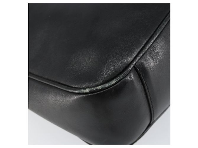 Borsa a mano in pelle Gucci Bamboo Nera Oro 001 0166 1638 Auth BA7790 Nero D'oro - vista 15