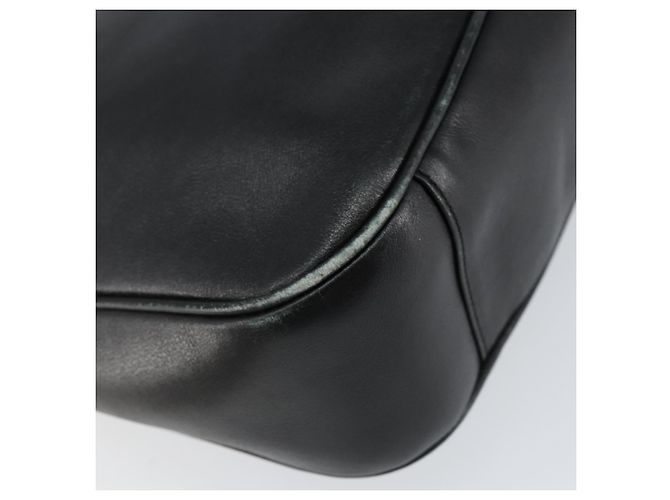 Borsa a mano in pelle Gucci Bamboo Nera Oro 001 0166 1638 Auth BA7790 Nero D'oro - vista 16