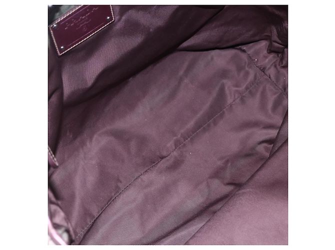 Borsa Tote Prada in nylon rosa argento Auth bs31047 - vista 11