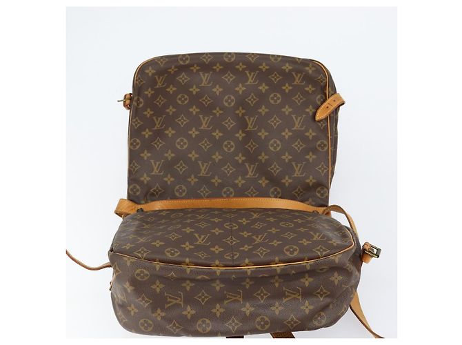 LOUIS VUITTON Borsa a Spalla Monogram Saumur 35 M42254 LV Auth 152126 Monogramma - vista 19